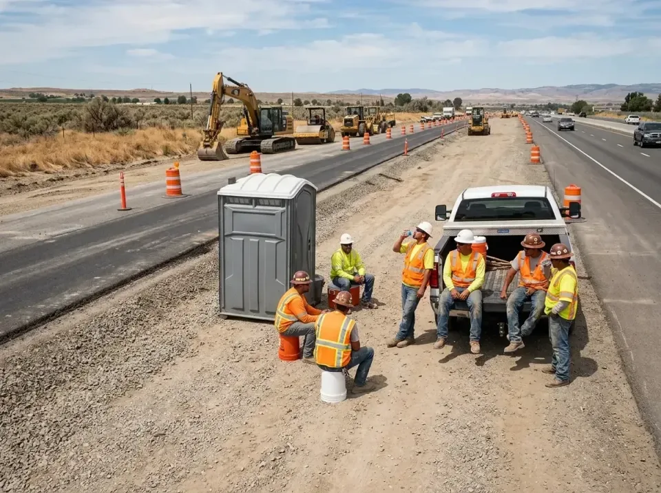 highway-road-construction-crew-007 — frequently asked questions, Porta Potty and Restroom Rentals in Hartley, CA